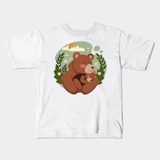 Bear Motherhood Kids T-Shirt